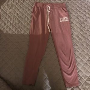 Pink Nation joggers/sweatpants